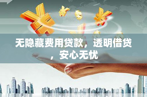 南投无隐藏费用贷款，透明借贷，安心无忧