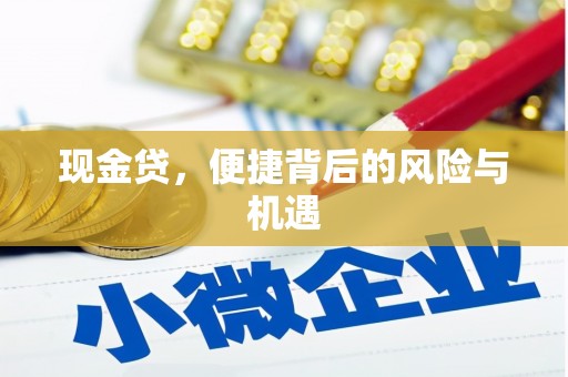 南投现金贷，便捷背后的风险与机遇