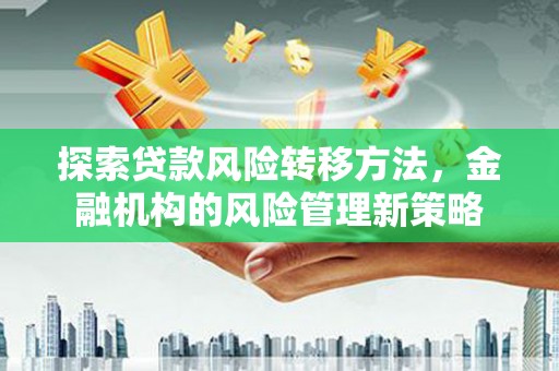 南投探索贷款风险转移方法，金融机构的风险管理新策略
