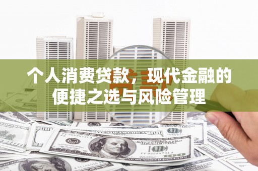 南投个人消费贷款，现代金融的便捷之选与风险管理