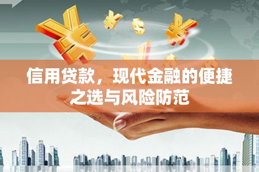 南投信用贷款，现代金融的便捷之选与风险防范