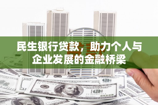 南投民生银行贷款，助力个人与企业发展的金融桥梁