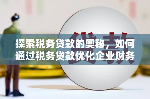南投探索税务贷款的奥秘，如何通过税务贷款优化企业财务