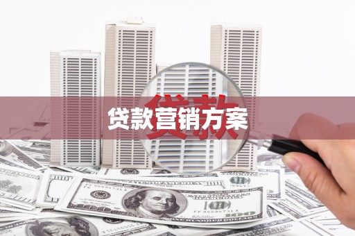 南投贷款营销方案