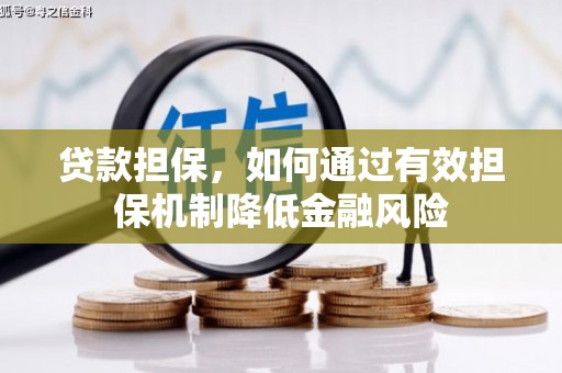 南投贷款担保，如何通过有效担保机制降低金融风险