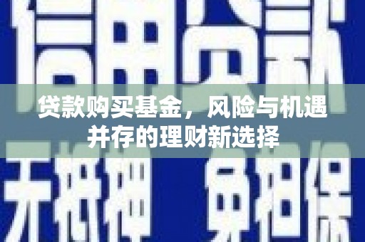 南投贷款购买基金，风险与机遇并存的理财新选择