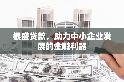 南投银盛贷款，助力中小企业发展的金融利器