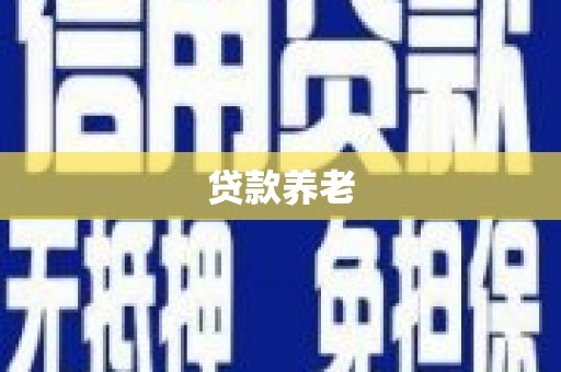 南投贷款养老
