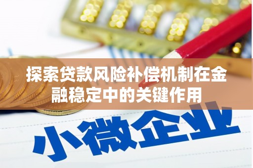 南投探索贷款风险补偿机制在金融稳定中的关键作用
