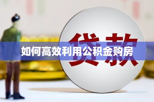 南投如何高效利用公积金购房