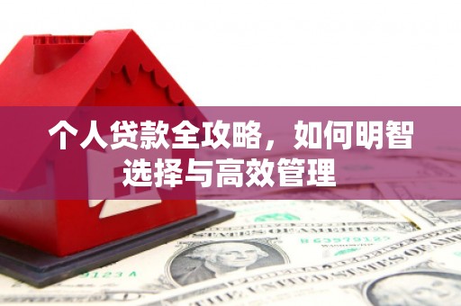南投个人贷款全攻略，如何明智选择与高效管理
