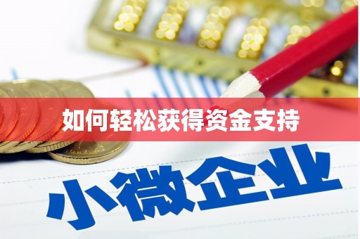 南投如何轻松获得资金支持