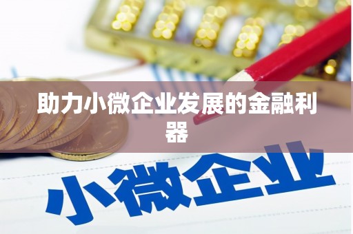 南投助力小微企业发展的金融利器