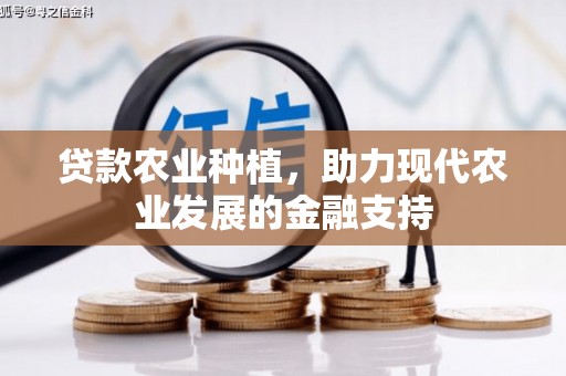南投贷款农业种植，助力现代农业发展的金融支持